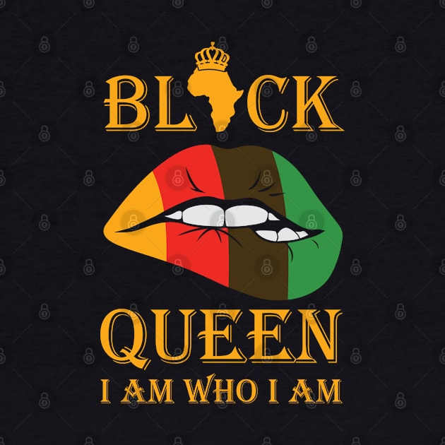 Black Queen, I am who I am by UrbanLifeApparel